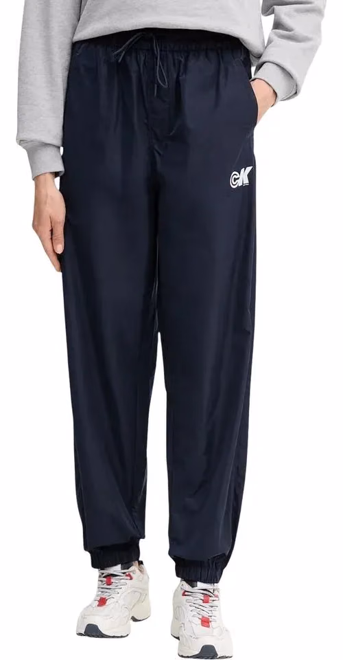 Calvin Klein Jeans Blue Recycled Polyester Joggers (Workout Pants)
