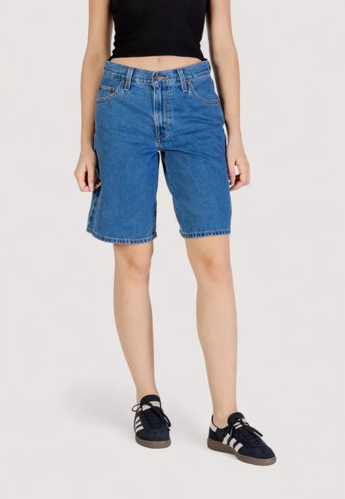 Levi's Blue Cotton Shorts
