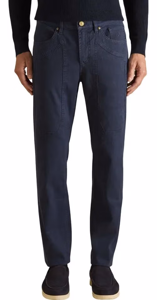 Jeckerson Blue Cotton Skinny Jeans