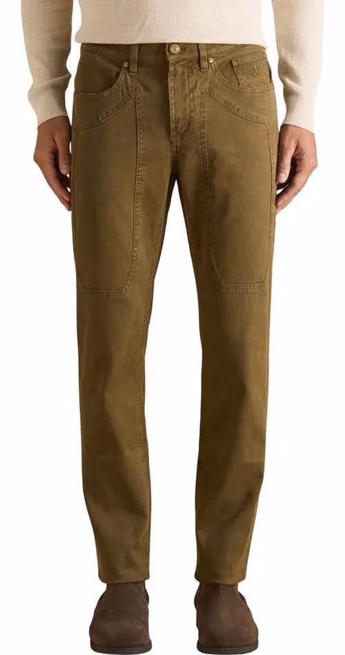 Jeckerson Brown Cotton Skinny Jeans