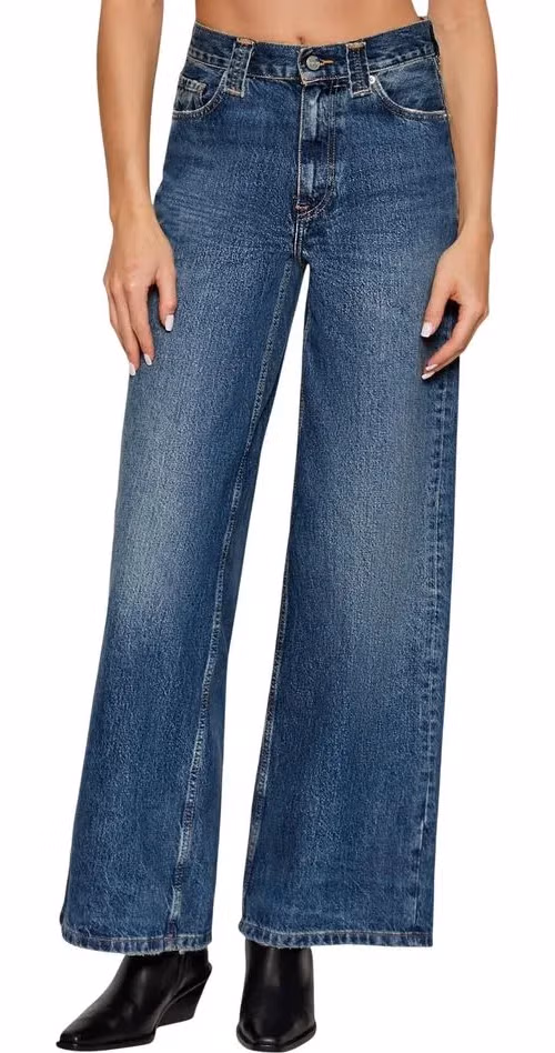 Tommy Hilfiger Blue Recycled Cotton Relaxed Fit Jeans