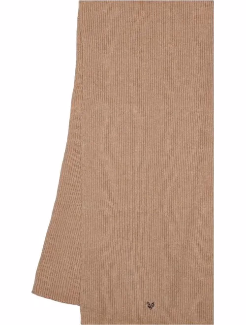 Pieces Beige Recycled Polyester Scarf
