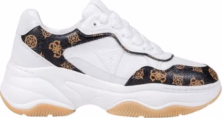 Guess White Polyethylene Chunky Sneakers