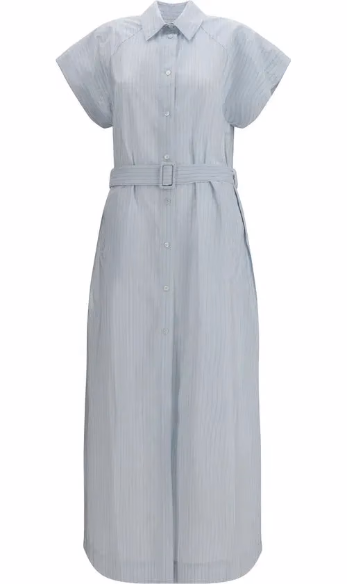 Jacob Cohen Blue Copper Long Dress