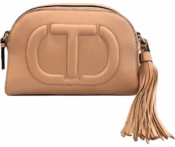 Twinset Pink Faux Leather Women Crossbody