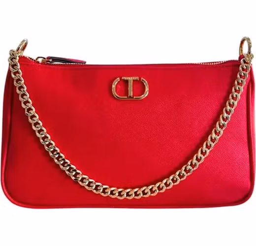 Twinset Red PU Women Crossbody Bag