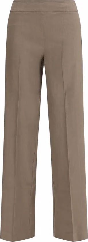 Avenue Montaigne Beige Linen Casual Pants