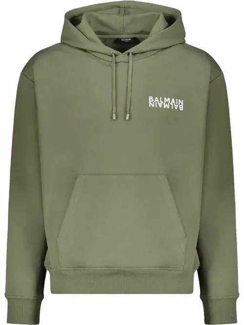 Balmain Bicolor Cotton Hoodie