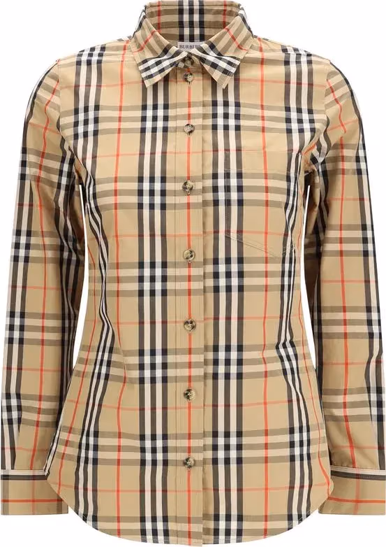 Burberry Multicolor Cotton Pattern Shirt