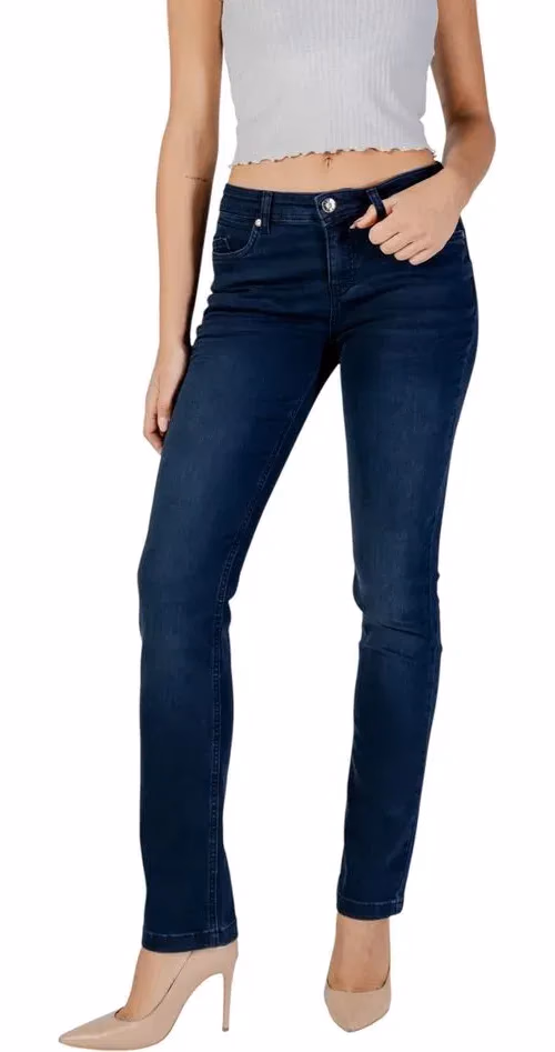 Street One Blue Cotton Skinny Jeans