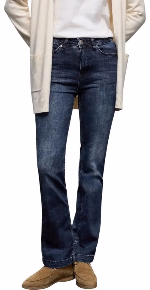 Street One Blue Cotton Skinny Jeans
