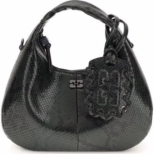 Ganni Black Recycled Polyester Handbag
