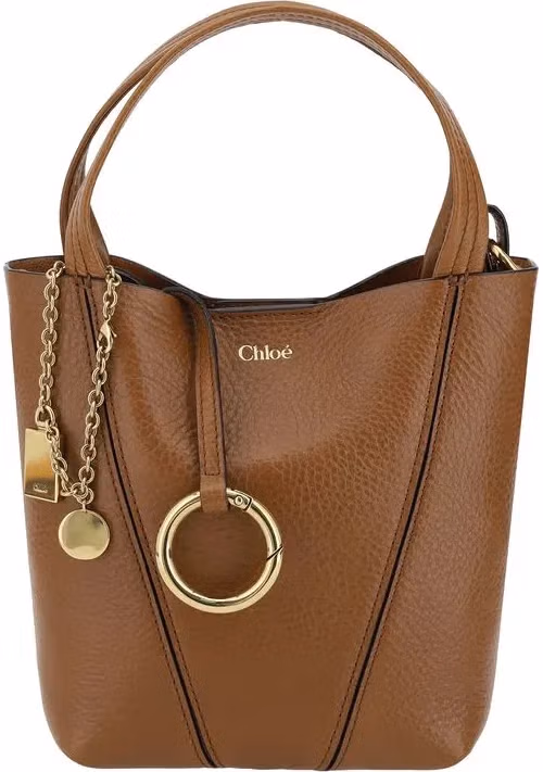 Chloé Brown Calf Leather Bos Taurus Shoulder Bag