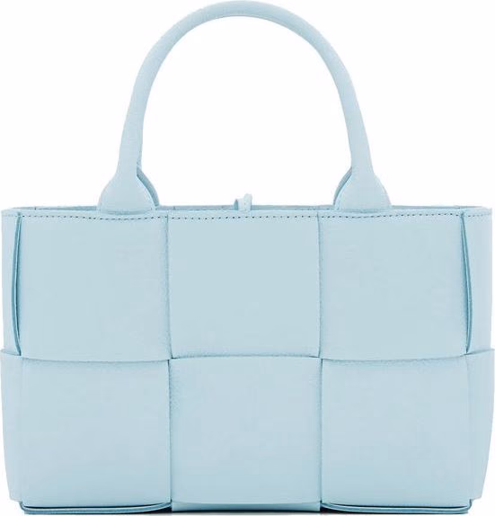 Bottega Veneta Blue Lamb Leather Tote Bag