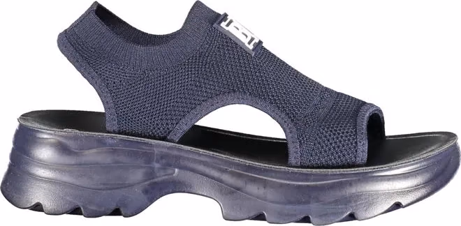 Laura Biagiotti Blue Polyester Women Sandal