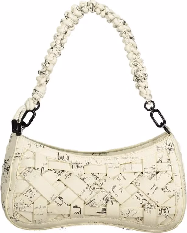 Desigual Bianco Poliuretano Women Handbag