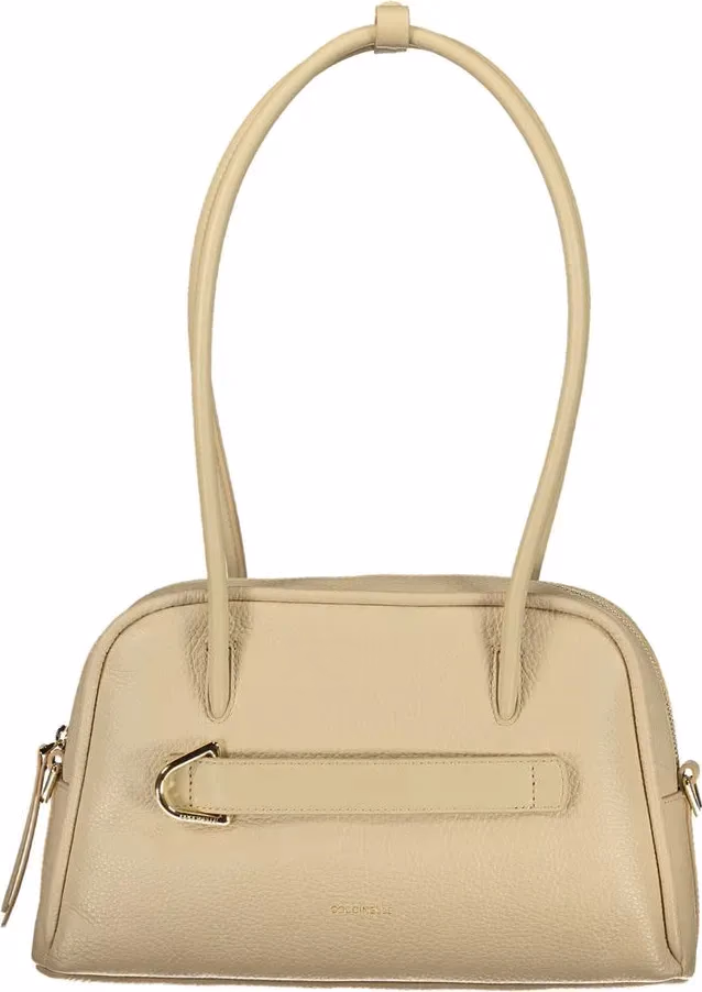 Coccinelle Beige Leather Women Handbag