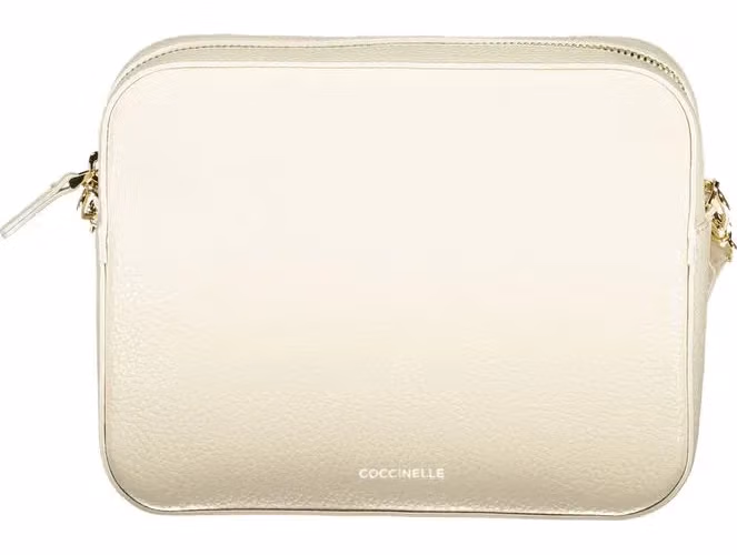 Coccinelle Bianco Leather Women Handbag