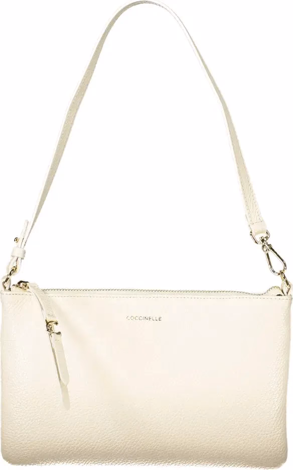 Coccinelle Bianco Pelle Women Handbag