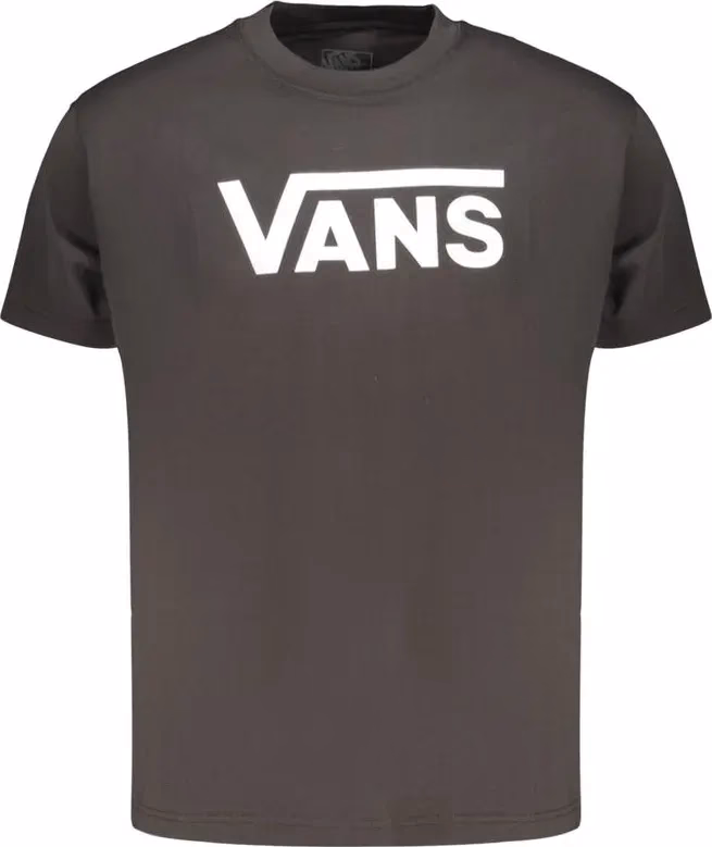 Vans Black Cotton Men T-Shirt