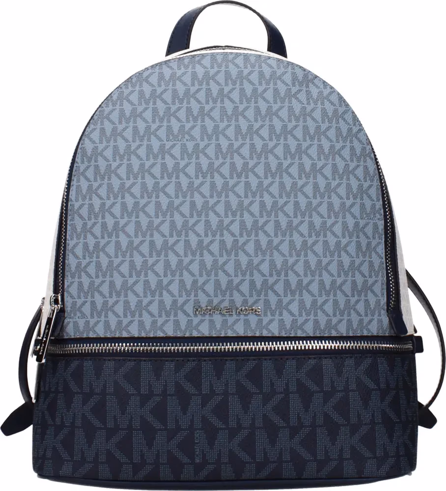 Michael Kors Blue Fabric Backpack