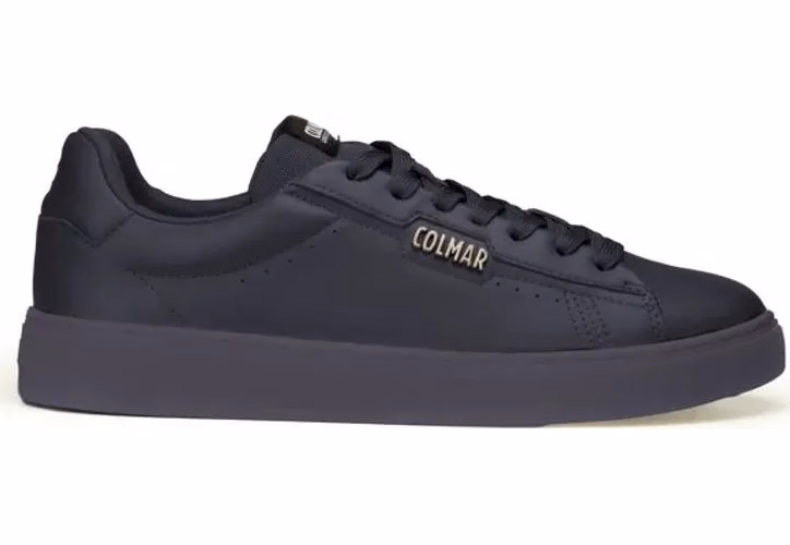 Colmar Blue Leather Low Top Sneakers
