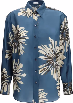Multicolor Silk Pattern Shirt
