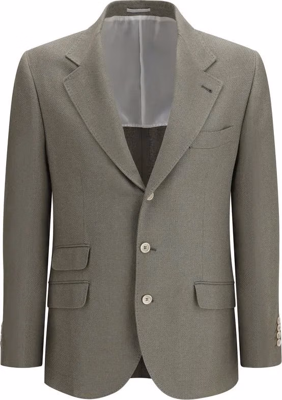 Brunello Cucinelli Bicolor Silk Coat