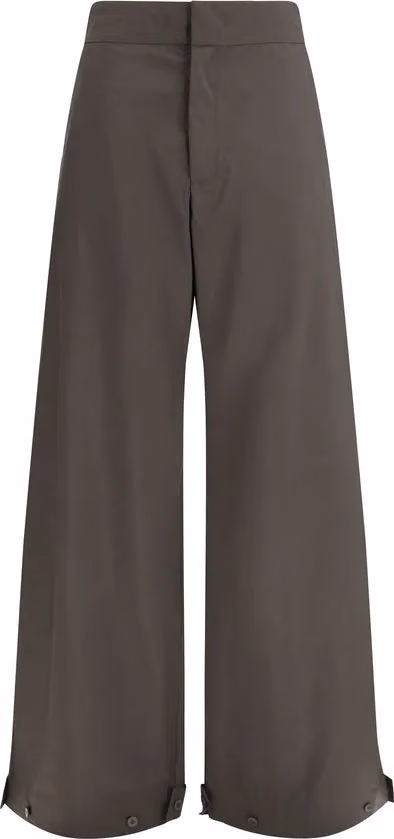 SA SU PHI Gray Cotton Casual Pants