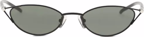 Alexander McQueen Black Metal Sunglasses