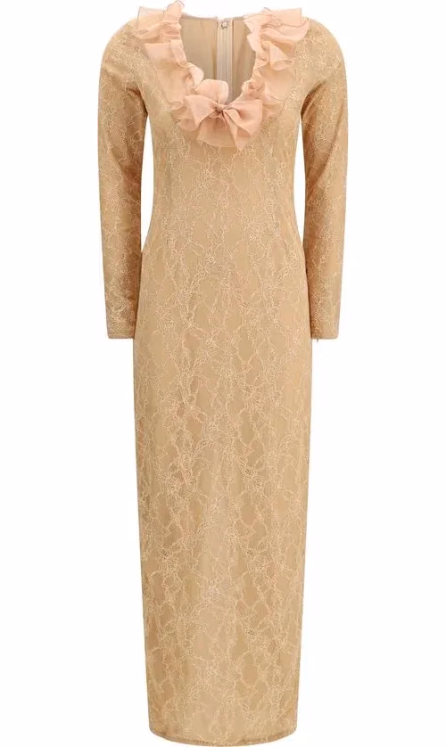 Alessandra Rich Multicolor Polyamide Cocktail Dress
