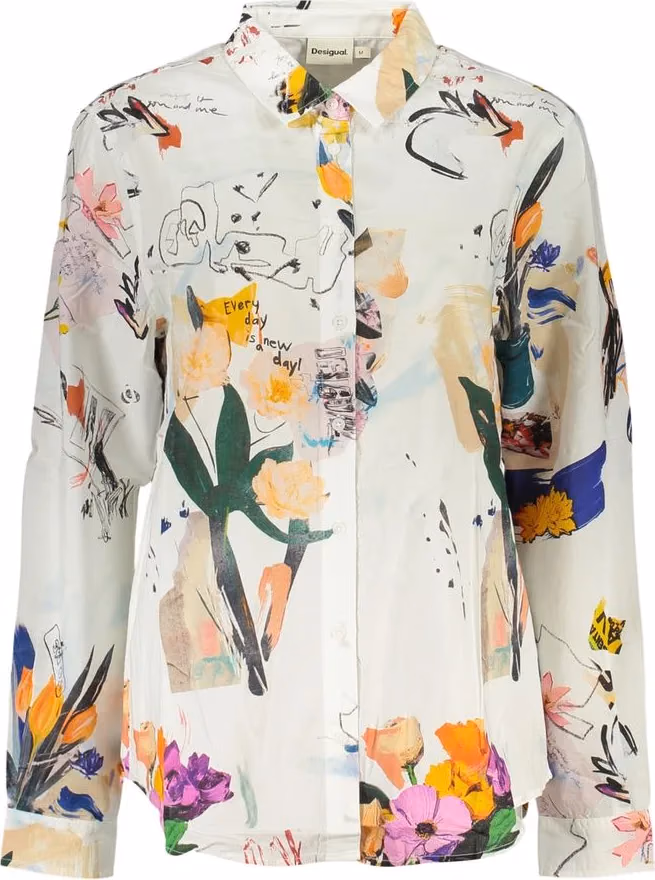 Desigual White Cotton Women Shirt