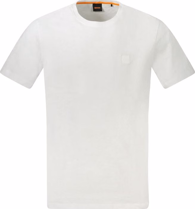 Hugo Boss White Cotton Men T-Shirt