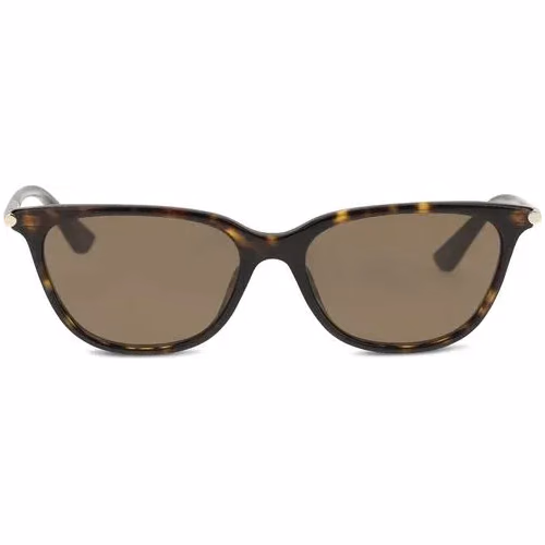 Alexander McQueen Brown Acetate Sunglasses