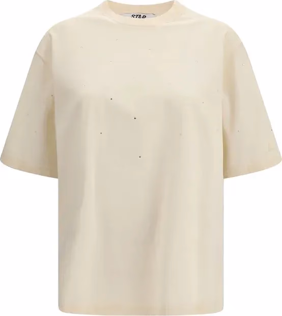 Golden Goose Beige Cotton T-Shirt