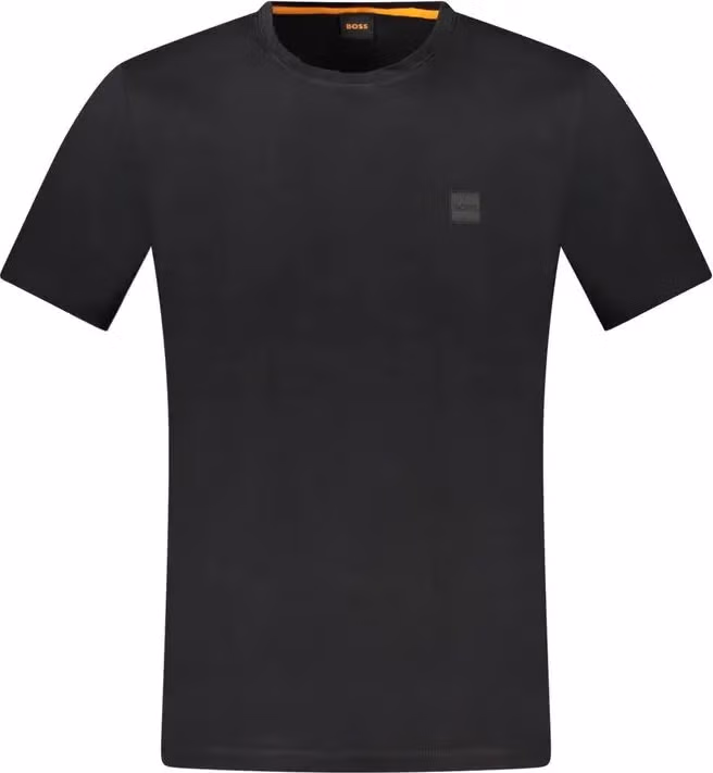 Hugo Boss Black Cotton Men T-Shirt