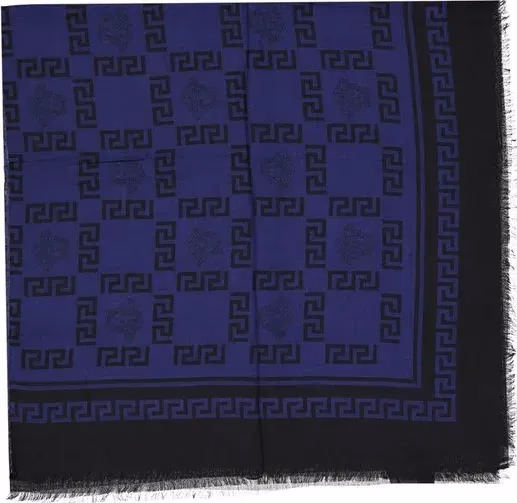 Versace Blue Modal Scarf