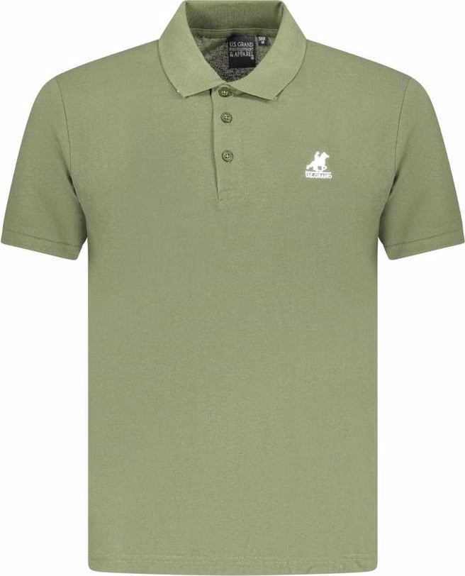 U.S. Grand Polo Verde Cotton Men Polo Shirt