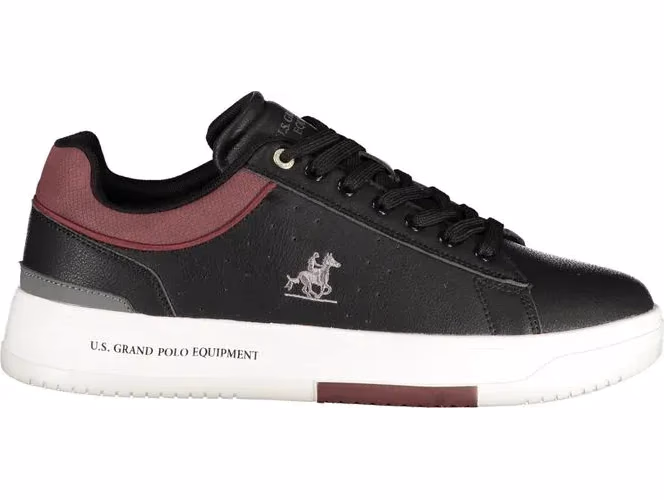 U.S. Grand Polo Black Polyurethane Men Sneaker