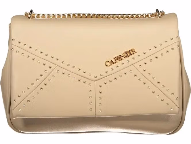 Cafenoir Beige Polyurethane Women Shoulder Bag