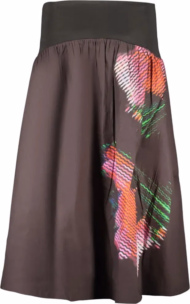 Desigual Black Cotton Women Skirt