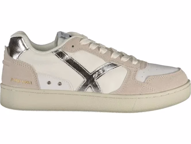 Gas White Polyurethane Women Sneaker