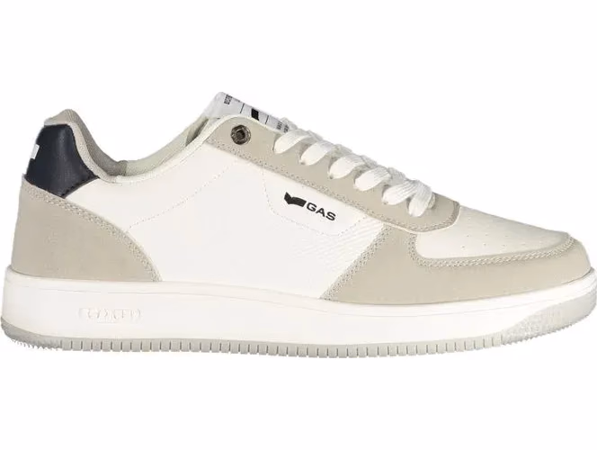 Gas Bianco Polyurethane Men Sneaker