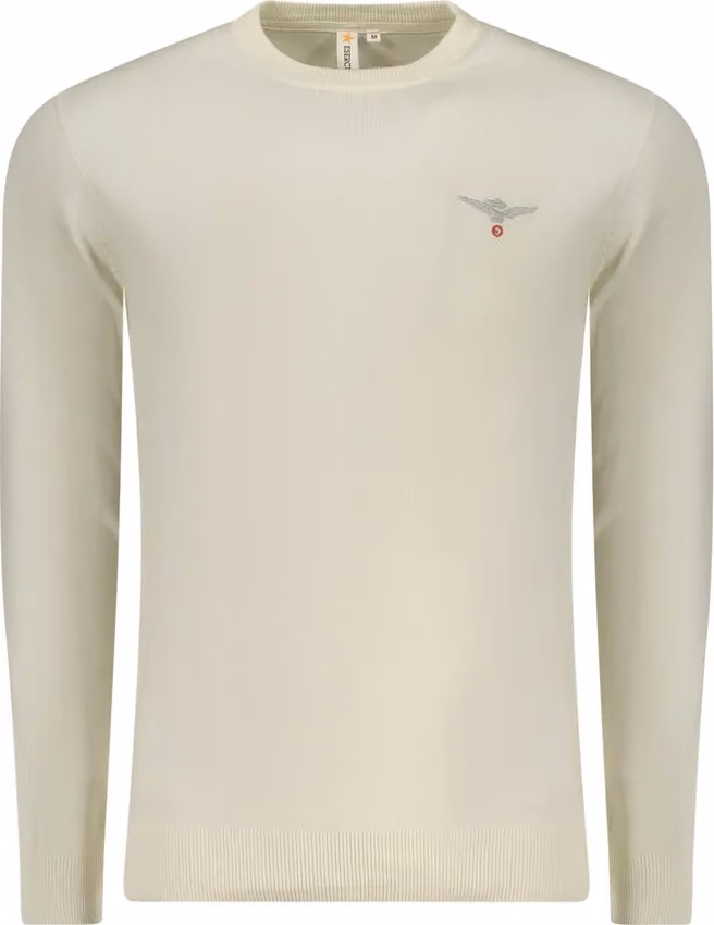 Accademia Militare Bianco Cotton Men's Sweater