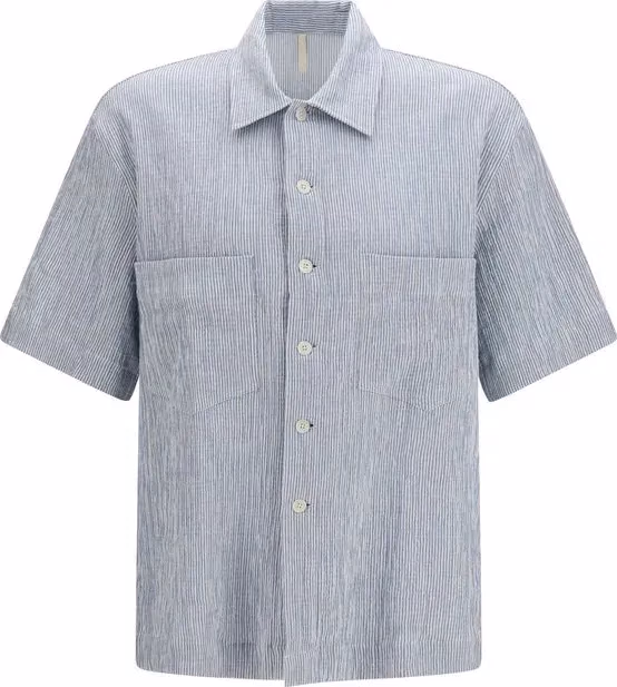 Sunflower Blue Cotton Pattern Shirt