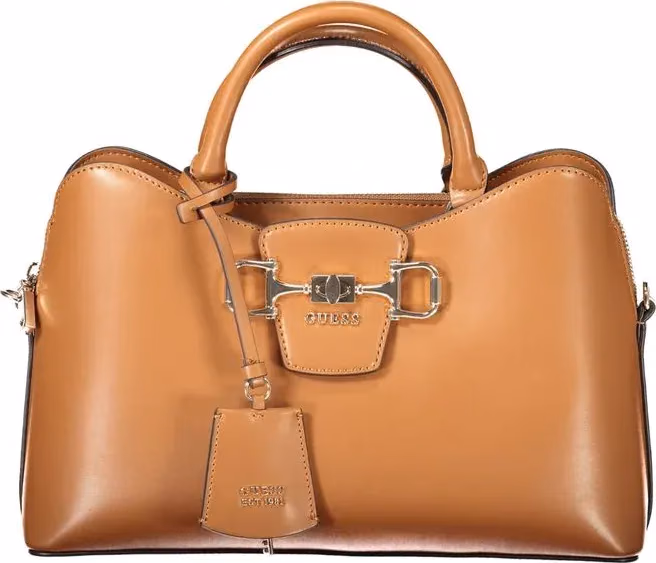 Guess Jeans Marrone Poliuretano Women Handbag
