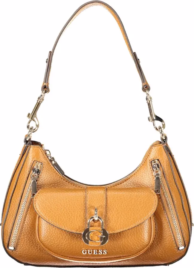 Guess Jeans Marrone Poliuretano Womens Handbag