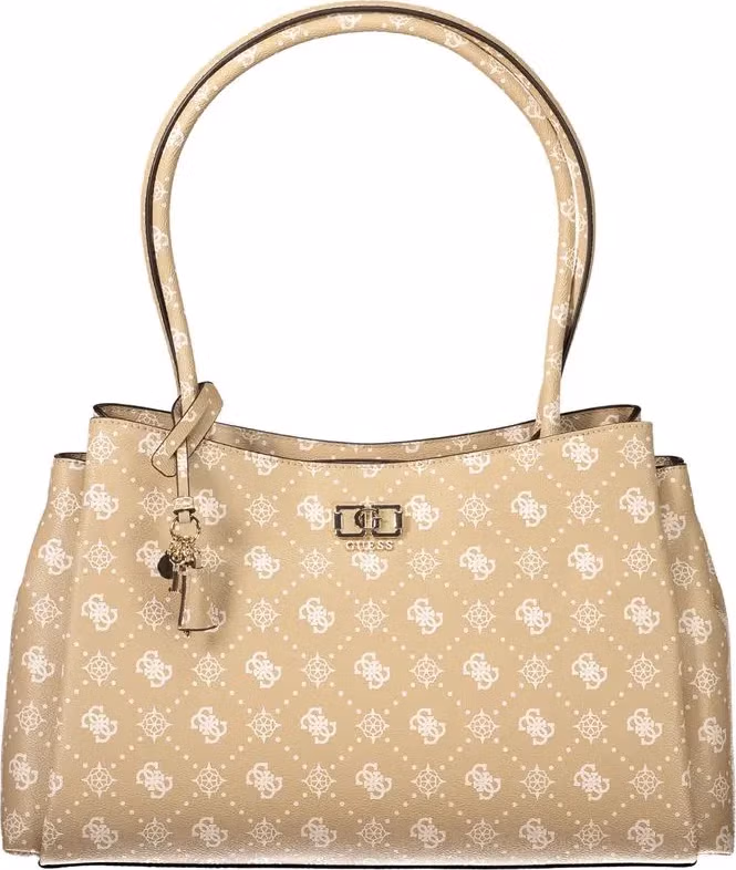 Guess Jeans Beige Polyurethane Women Handbag