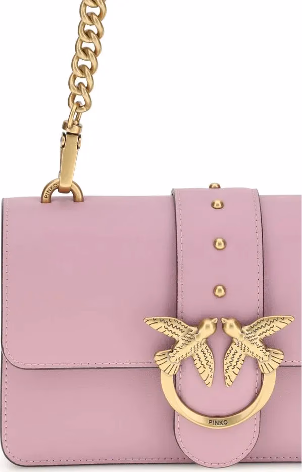 PINKO Multicolor Calf Leather Bos Taurus Shoulder Bag