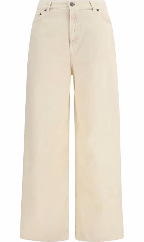 Golden Goose Bicolor Cotton Relaxed Fit Jeans